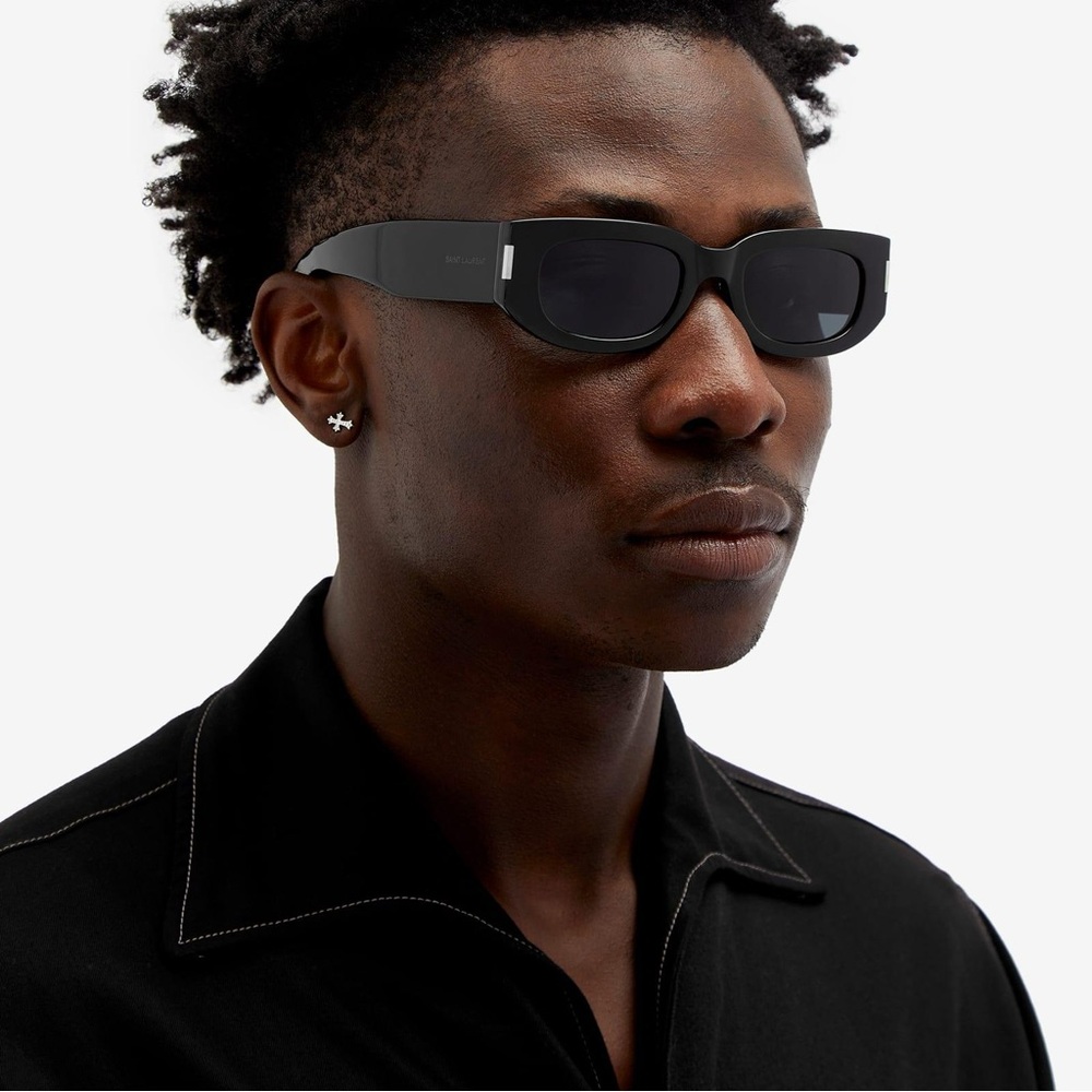 NEW SAINT LAURENT SL697 001 UNISEX BLACK SUNGLASSES SAINT LAURENT SL 697